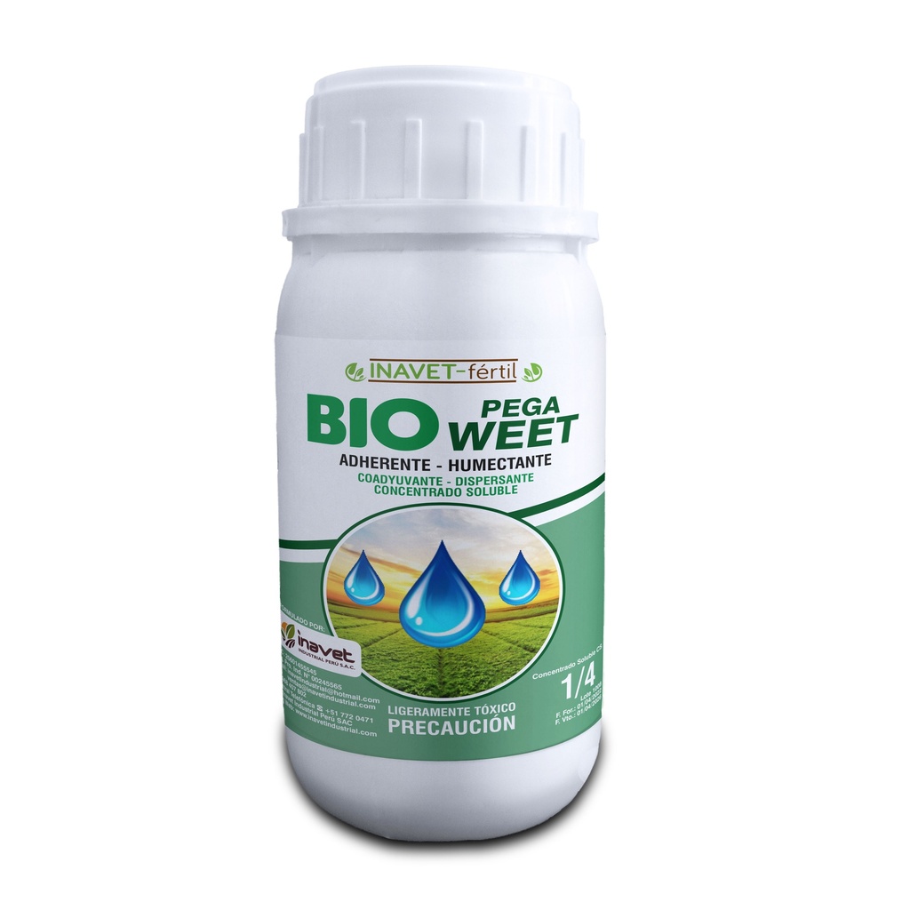 INAVET FERTIL - PEGA WEET - 1/4LT (HISTORIAL 2020-JUL 2024)