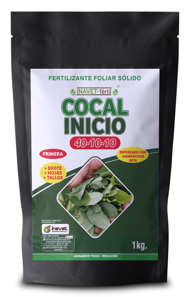 INAVET FERTIL - COCAL INICIO 40-10-10 - 1KG (historial 2020- jun 2024)