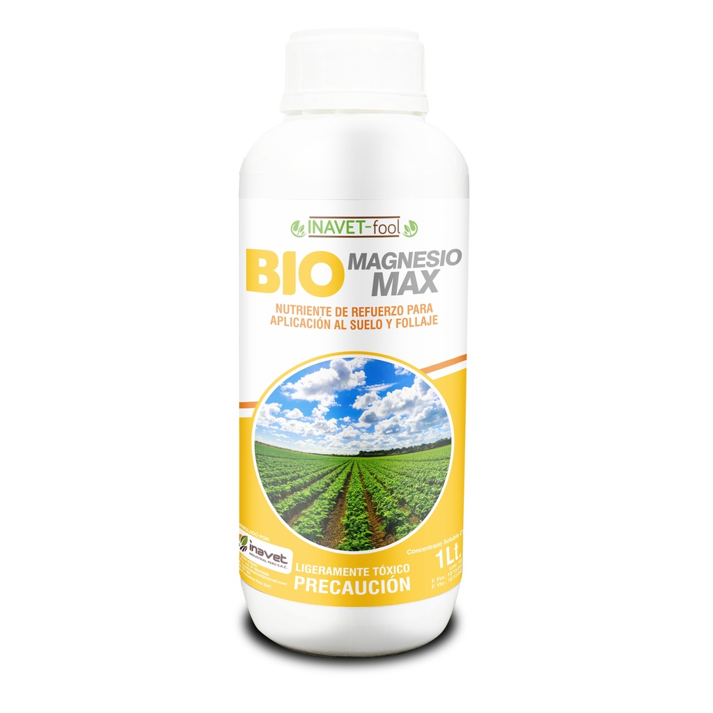 INAVET FERTIL - MAGNESIO MAX - 1LT (HISTORIAL 2020-JUL 2024)