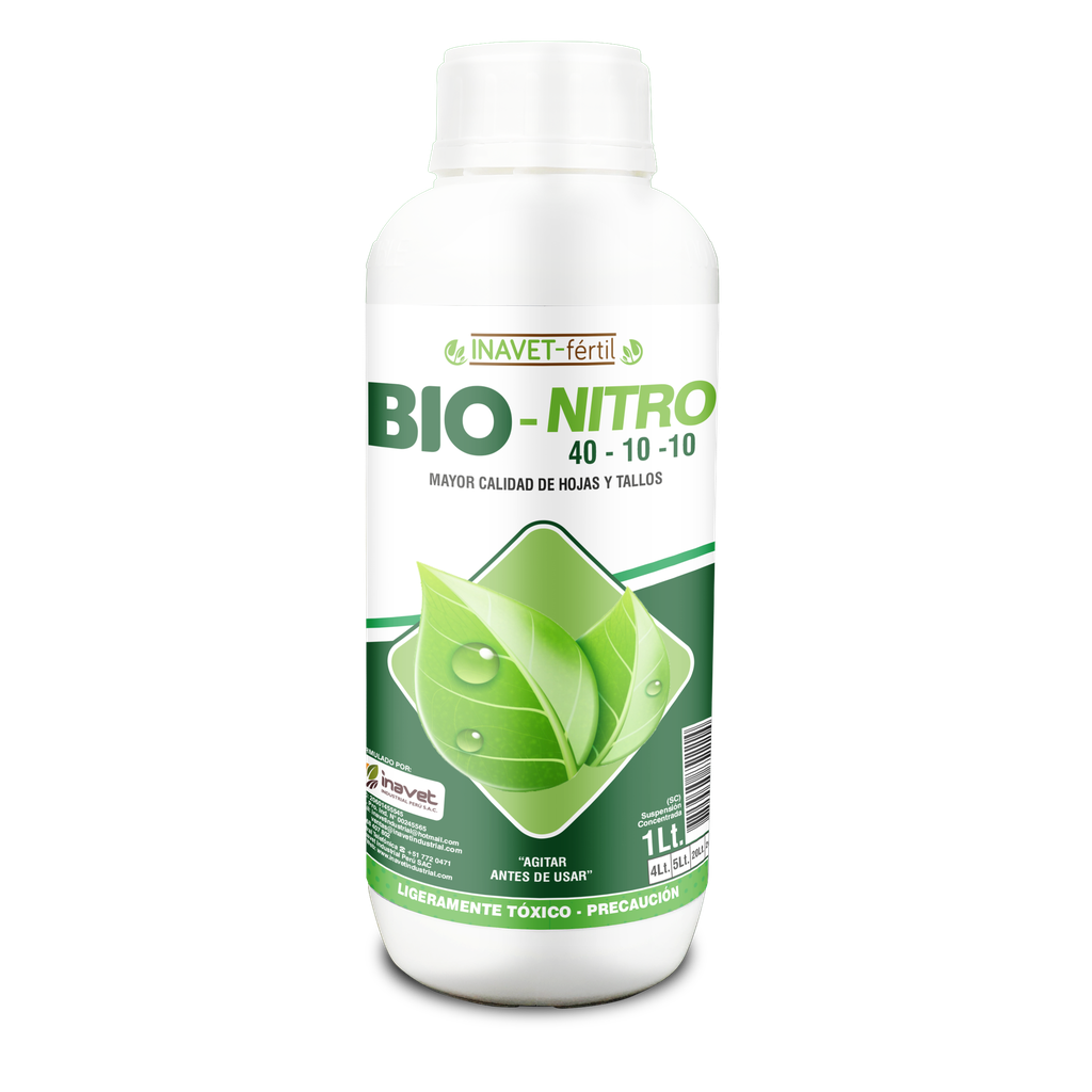 INAVET FERTIL - NITRO FOLIAR 40-10-10 - 1LT (HISTORIAL 2020-JUN 2024)